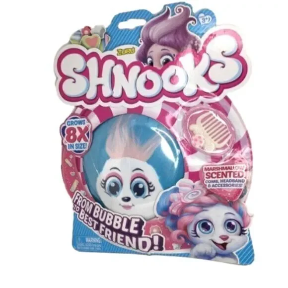 Shnooks Mello Soft Plush Toy with Accessories - Marshmallow Scented