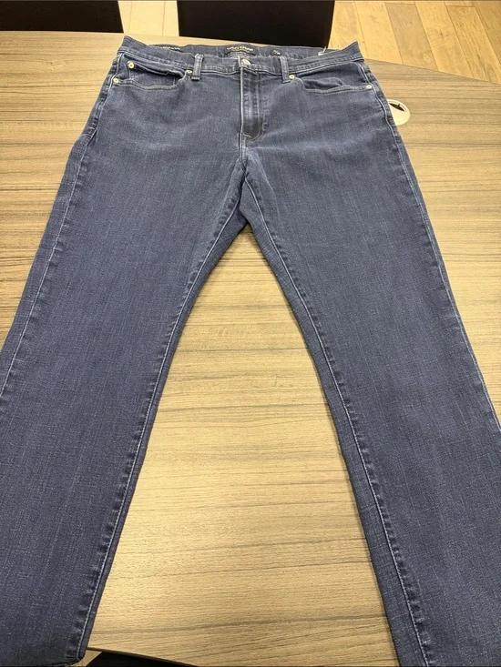 Slim Straight Men's Jeans in Dark Blue