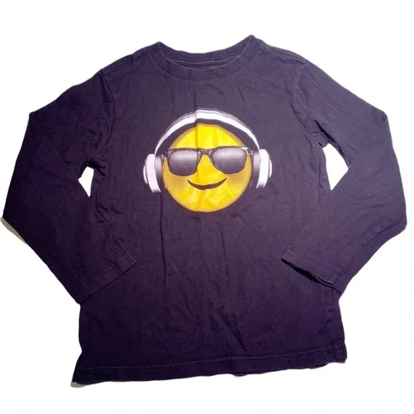 Children’s Place | Long Sleeve cool Emoji Tee Boy