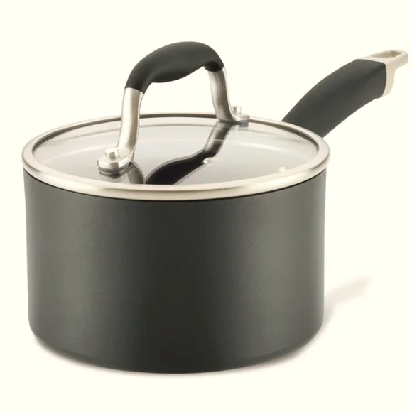 Anolon Advanced Hard-Anodized Nonstick 3-Quart Covered Saucepan/Sauteuse (AA08)