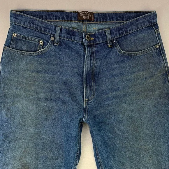 Pintlar Jeans Bootcut Mens 36x32 Blue‎ Faded Retro Rodeo Faded Denim Y2K Coastal