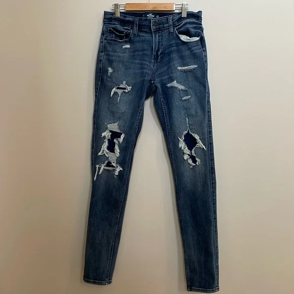 Hollister stacked skinny jeans size 29/30
