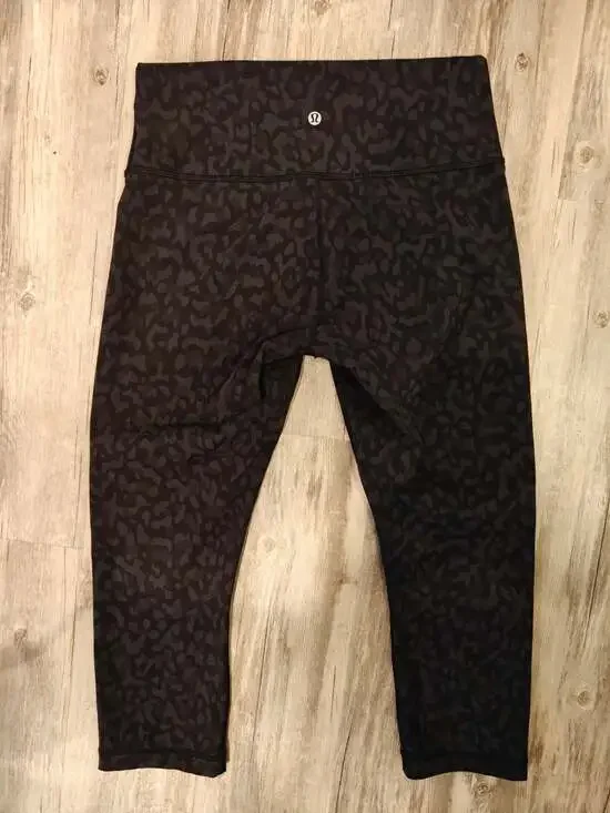 Lululemon Wunder Under High-Rise Crop 21 inch Leggings in Formation Camo Deep Co