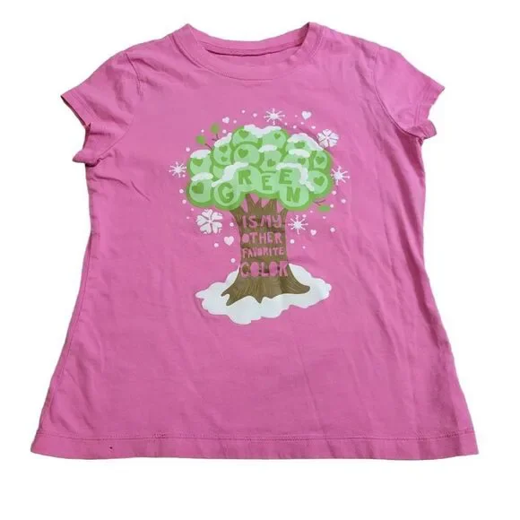 Children's Place green shirt L10/12
