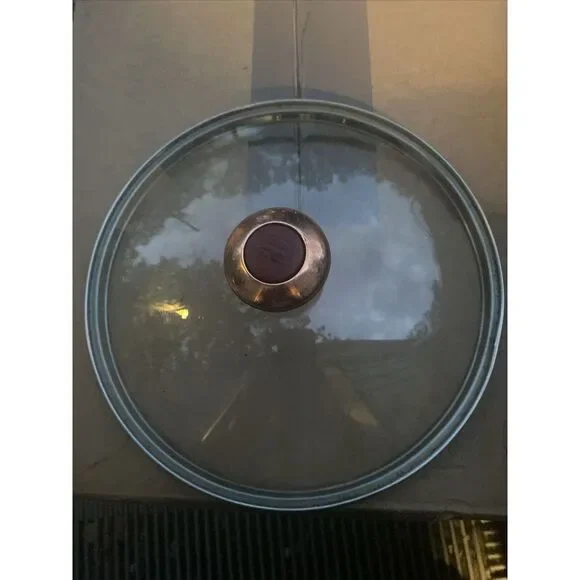 Paula Deen PD Glass  Copper Replacement Lid 9.25