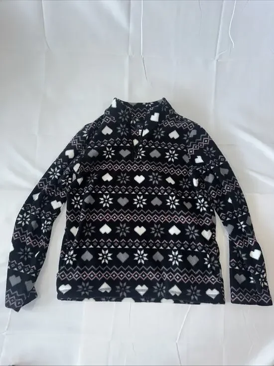 Big Girls size 10-12 Children Place Cozy Long Sleeve Fleece Pullover Top