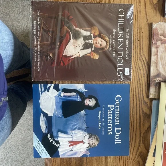 2 Books About German‎ Doll Patterns Children Bisque 12