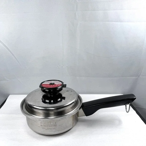 Society Sensi-Tone Cookware Ultrex 7, T304S, 1 Qt Sauce Pan with Lid USA Made