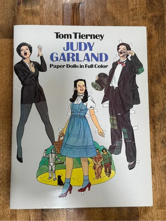 Judy Garland Paper Doll Costume Book - uncut/unused