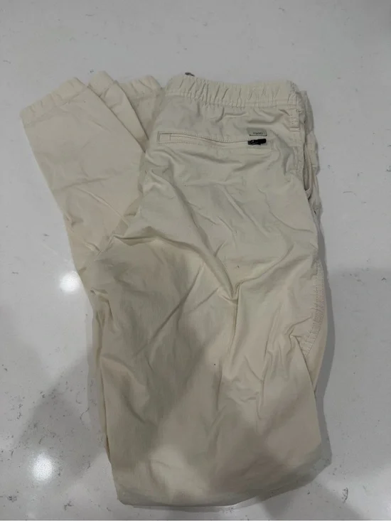 Vuori Off-White/ Cream Lightweight Chino Joggers