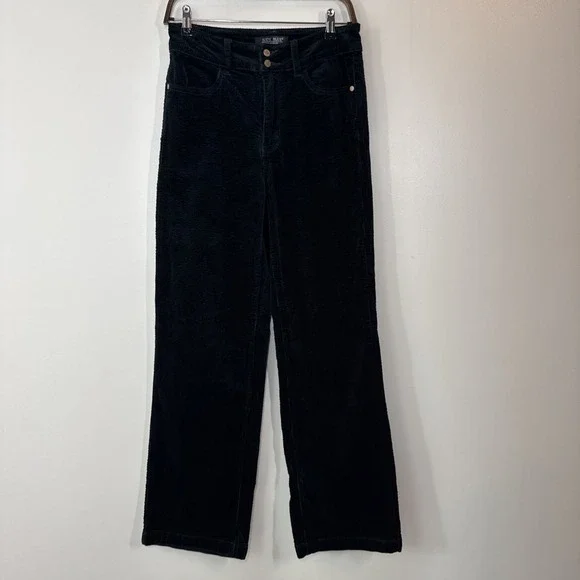 Judy Blue Emerald Green Corduroy Pants High Waist Wide Leg Size‎ 7 28 Classic