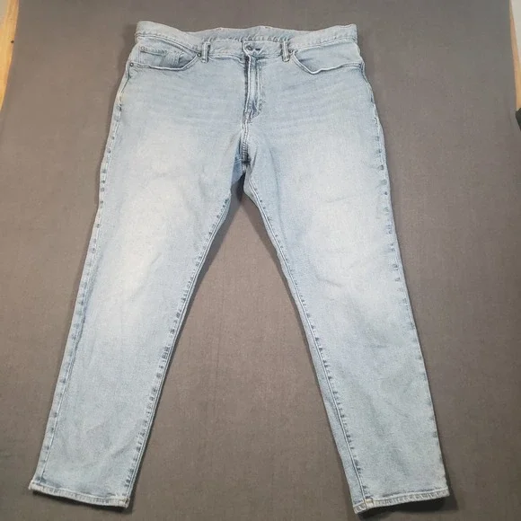 Gap Slim Fit Jeans Mens 40x30 Light Wash Denim Pants 819580-00