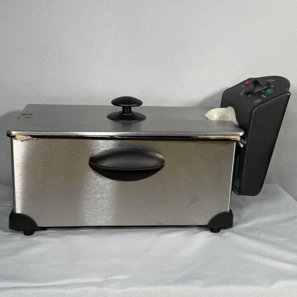 Durabrand Stainless Steel Deep Fryer‎ 2.5 Liter Basket Reservoir NIB Never used