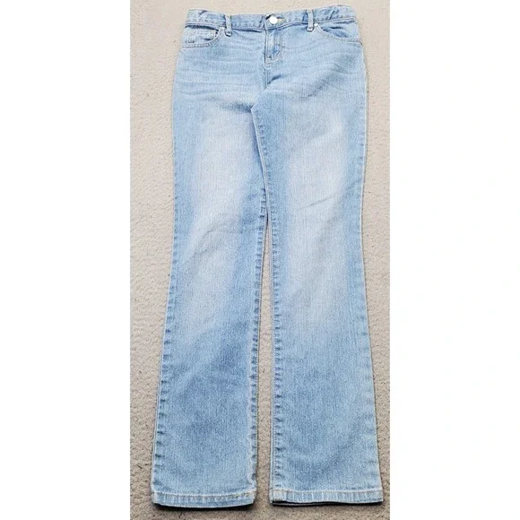 The Children's Place Jeans Girls 14 Blue Denim Light Wash 5 Pocket Streetwear