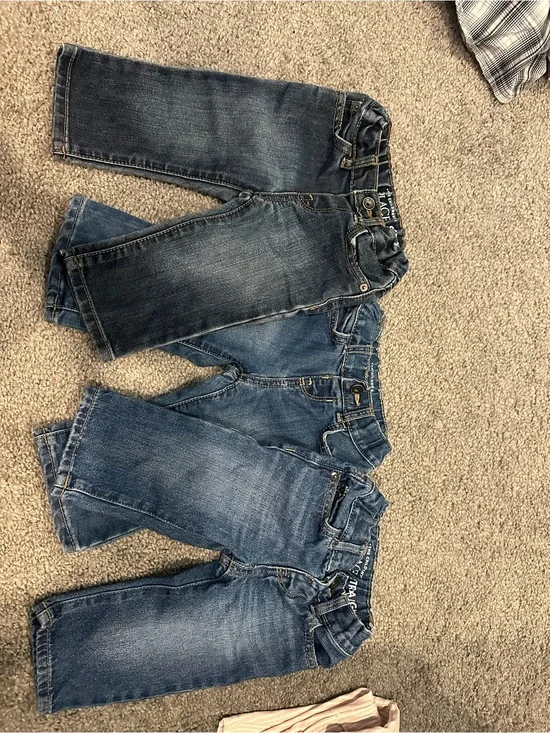 BUNDLE OF 3! The Children's Place Dark Blue Toddler Straight Denim Jeans