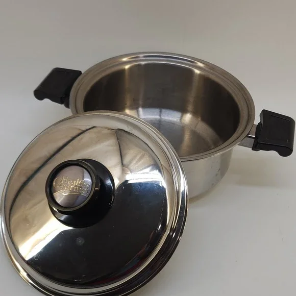 Healthy Gourmet by Amway 4 Qt Stainless Steel Waterless Stock Pot w/Lid