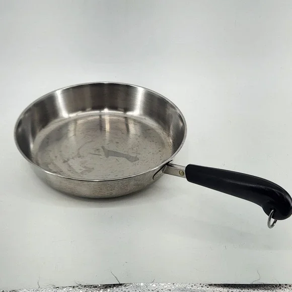 Revere Ware 2059 9.5 Inch 23cm Stainless Steel Skillet Fry Pan Korea d 89 A