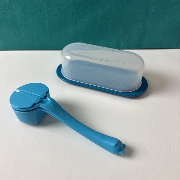 Tupperware Butter Up Hugger Gadget with Salt & Pepper Shaker And Butter Dish