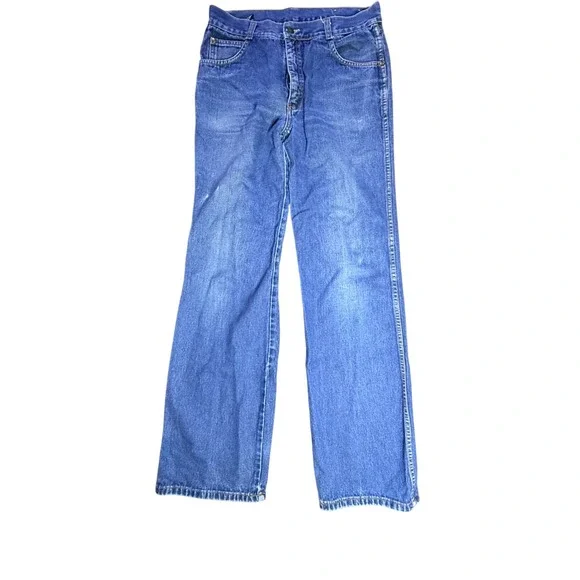 JCPenney HIS HERS Denim Jeans Blue Size‎ 12 32x34 Vintage Cotton Classic