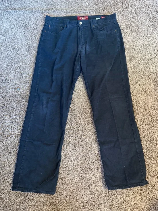 Lucky Brand Men's Navy Corduroy Pants