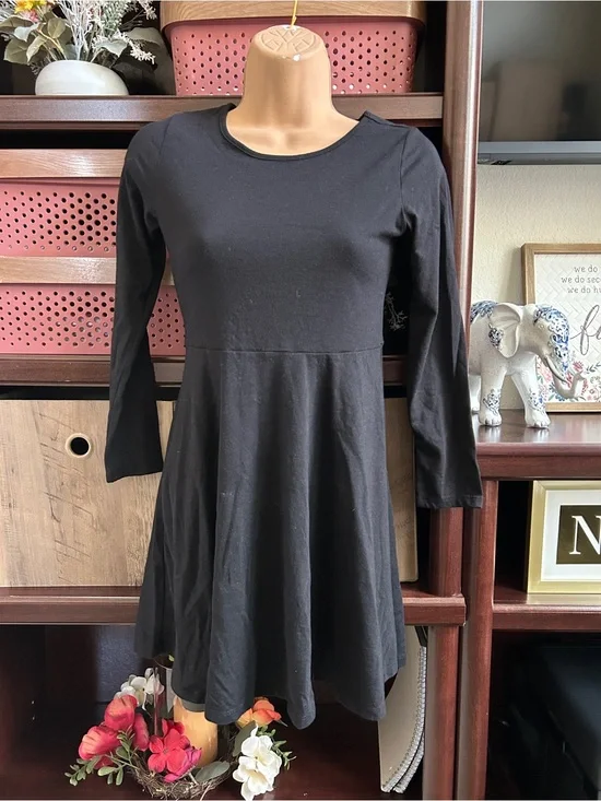 Children’s Place Girls Large (10/12) Black Dress
