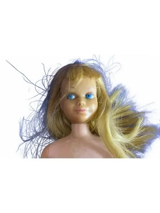 Vintage Barbie, Sister Skipper, straight leg, Collectible doll, old toy, 1960s