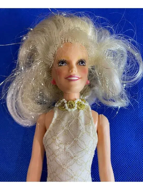 Vintage 1985 Hasbro Jem Doll: Glitter and Gold Jerrica, Collectible Toy