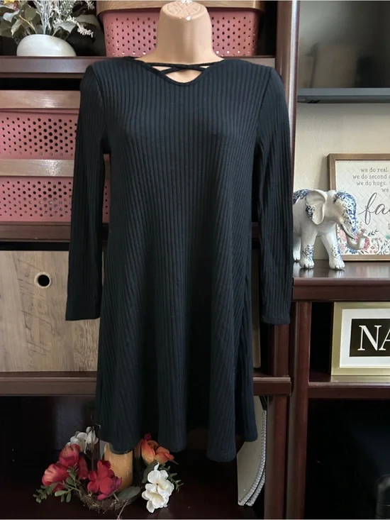 Children’s Place Black Dress Girls Size Large (10/12)