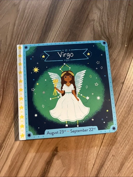 Virgo Kids Board Book - Blue, Green, White, Yellow