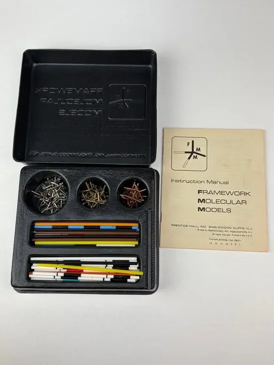 Vintage 1965 Prentice Hall Inc Framework Molecular Model Chemistry Education