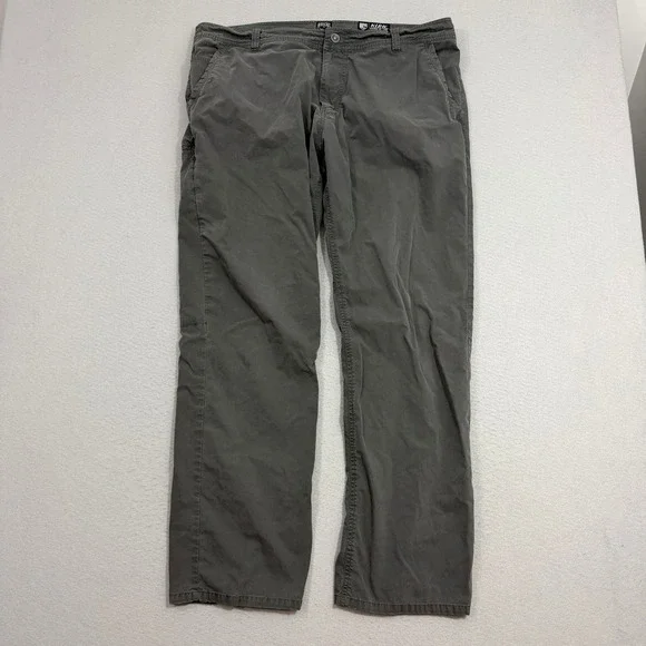 KUHL Pants Men's 40x32 Gray Slax Uberkuhl Stretch Casual Outdoor Hiking Tactica