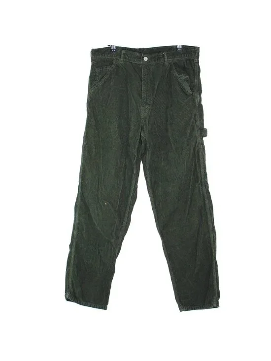 Vintage Stan Ray Mens 34 x 31 Green Painter Corduroy Pants F1418