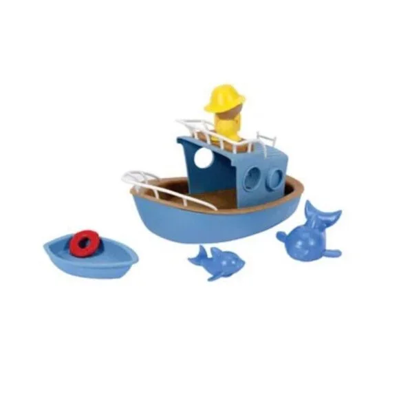 Sprig Toys Dolphin Discovery Boat USA made‎ BPA Free Eco Friendly Recycled *READ