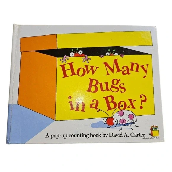 How Many Bugs in a Box? Pop-Up Book David A. Carter  1988 Vintage Early Printing