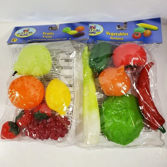 New Just Like Home Toys R Us Fruits and Vegetables Play Toys