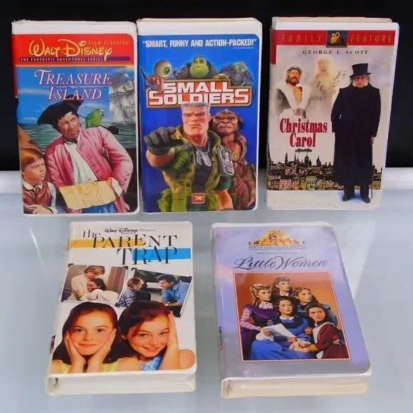 VHS Tapes Lot Vintage Family Movies