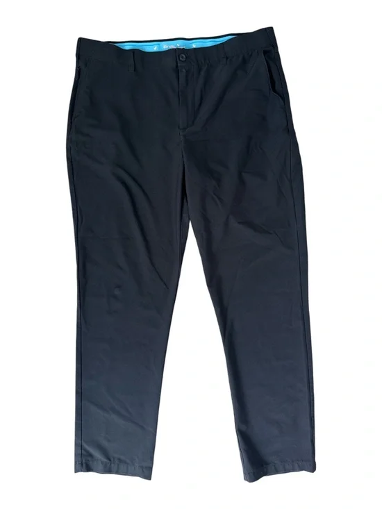 Birdie Bound Men's Black Performance Golf Pants