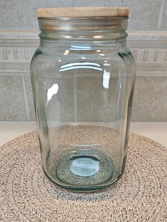 Hearth & Hand Recycled Glass 3 Pc. Canister Set