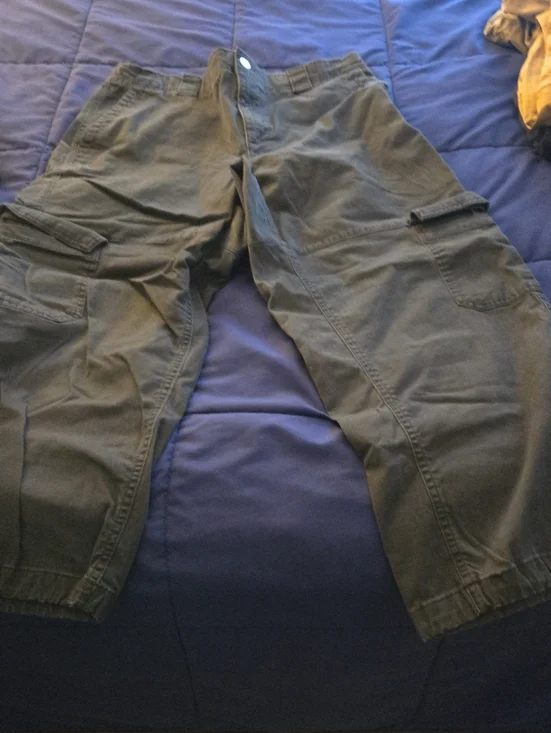 Men's Cargo Pants in Black Classic Utility Style Large Waist 30 Length