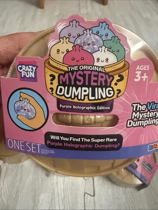 RMS Squishy Mystery Bun Dumpling Purple Holographic Edition