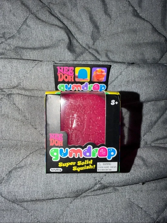 NeeDoh Gumdrop Super Solid Squish - Pink