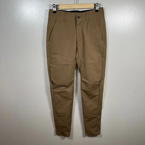 Lululemon Mile View Pant Mens Size 28 Frontier Brown Travel Work Water Repellent