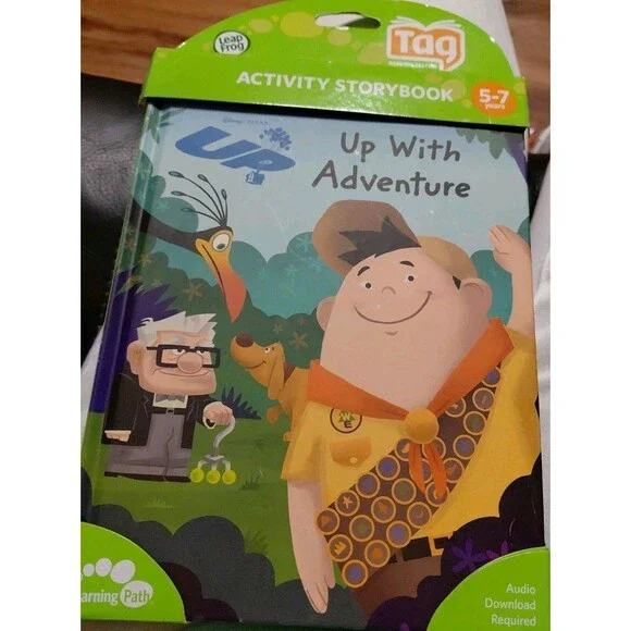 NEW Disney Pixar Up With Adventure(Leap Frog TAG Reading System)