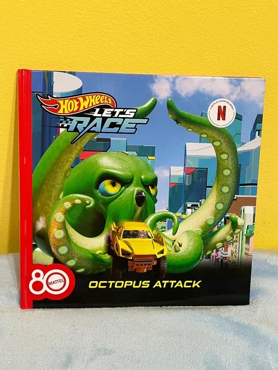 NEW Hot Wheels Octopus Attack Hardcover Book