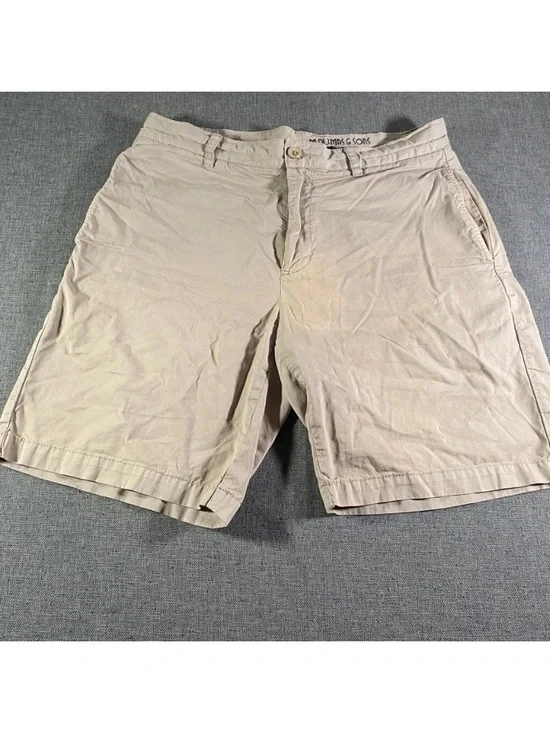 Light Beige Women’s Flat Front Shorts