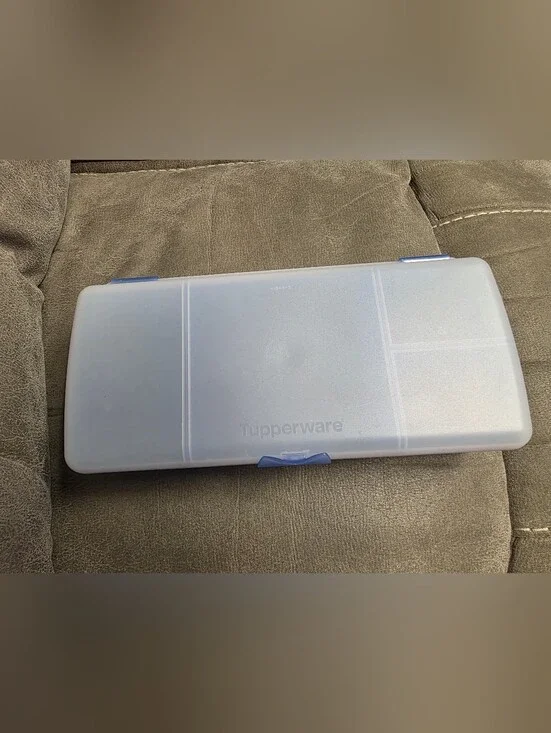 Blue Tupperware 