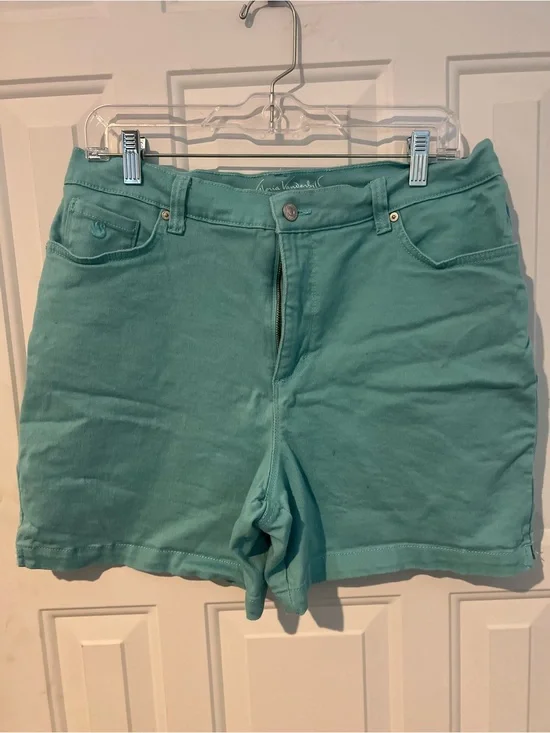 Gloria Vanderbilt Teal Green Women's Jean Shorts