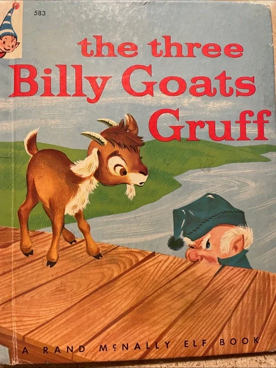Rand McNally The Three Billy Goats Gruff - Brown Goat Kids Book
