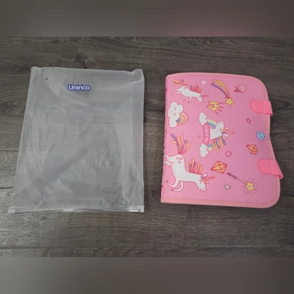 Pink Unicorn Montessori Busy Board - NEW