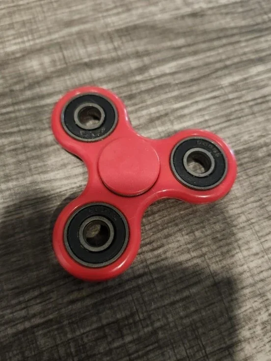 Stress Relief Hand Spinner and Spinning Fidget-Red